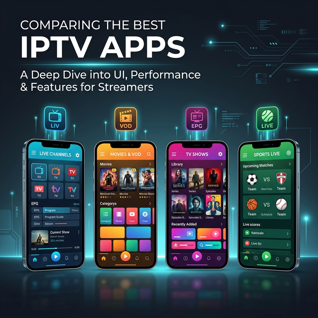 Best IPTV apps TiviMate vs IPTV Smarters comparison